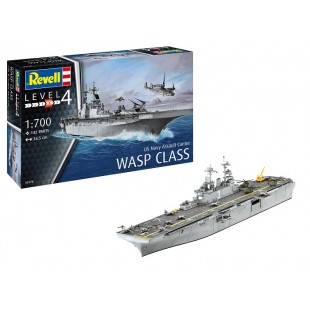 Revell - US Navy assault carrier wasp 1:700 (model set)