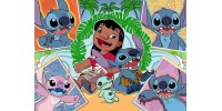 Ravensburger - Casse-tête  Aloha! Stitch 4 x 100 pièces