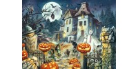 Ravensburger - Casse-tête La maison d'Halloween 300 XXL pièces