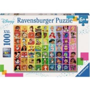 Ravensburger - Casse-tête Palette couleur Disney 100 pièces XXL