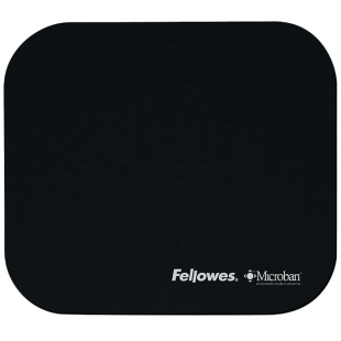 Fellowes Microban Ultra Mince Tapis de souris, Noir
