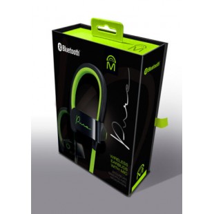 Mental Beats Pure Écouteurs Bluetooth Avec Microphone - Vert Noir