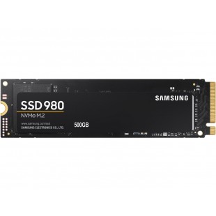 Samsung Série 980 - 500 Go PCIe Gen3. X4 NVMe 1.4 - SSD interne M.2 (MZ-V8V500B/AM)