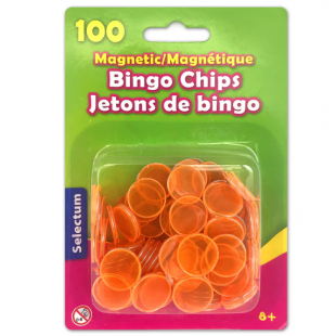 Jetons de bingo magnétiques orange