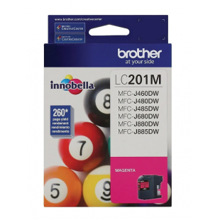 Cartouche d'encre Brother LC201 Magenta