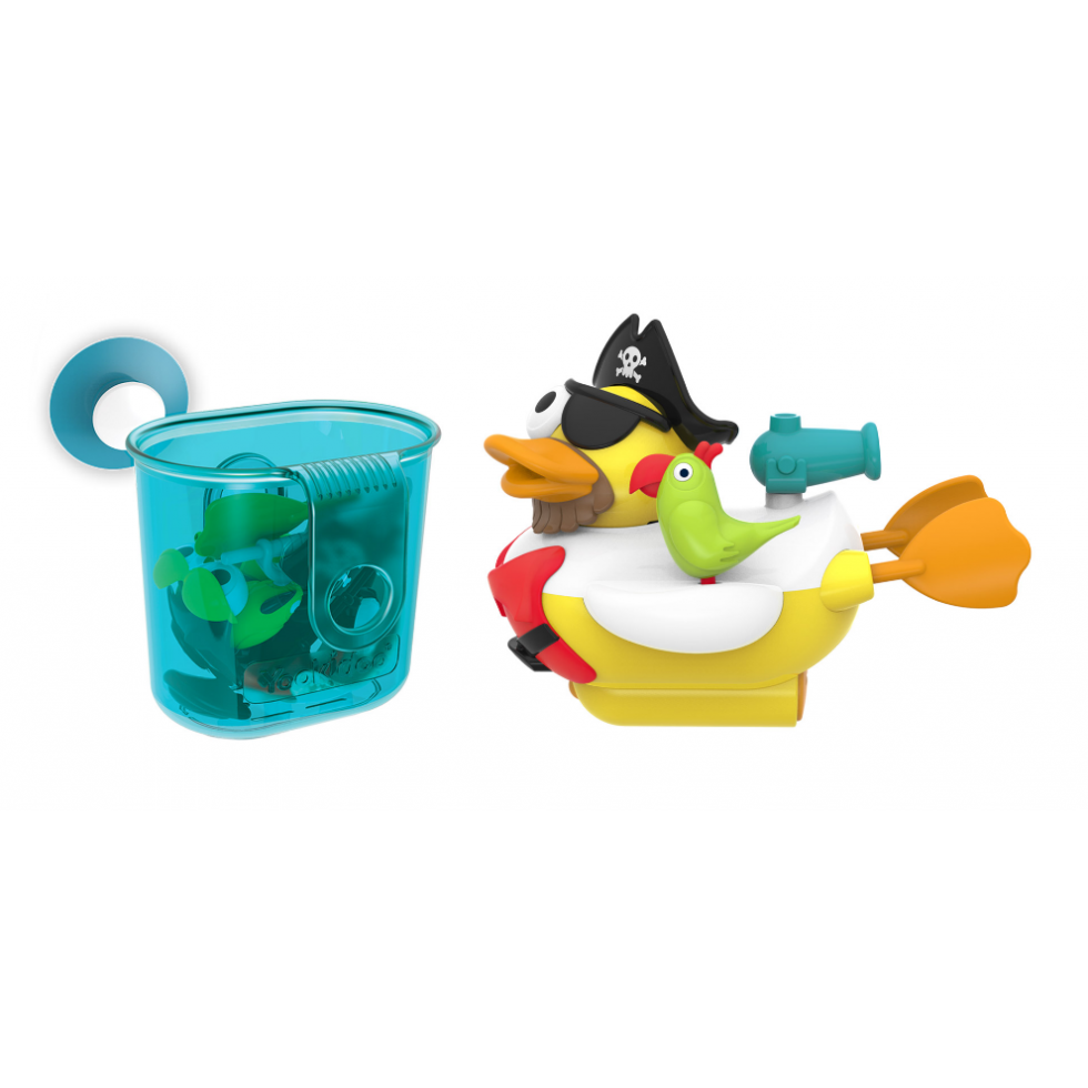 Canard pirate de bain & 15 accessoires Yookidoo 2-6 ans